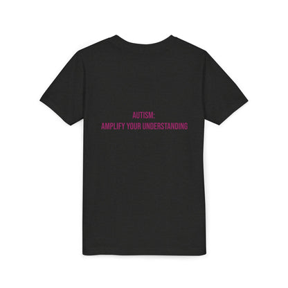 Amplify Your Understanding Empowerment Youth Tee | Autism Pride Kids Streetwear