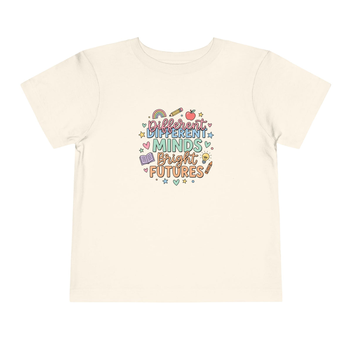 Different Minds, Bright Futures Neurodiversity Toddler Tee | Autism Acceptance