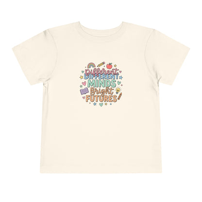 Different Minds, Bright Futures Neurodiversity Toddler Tee | Autism Acceptance