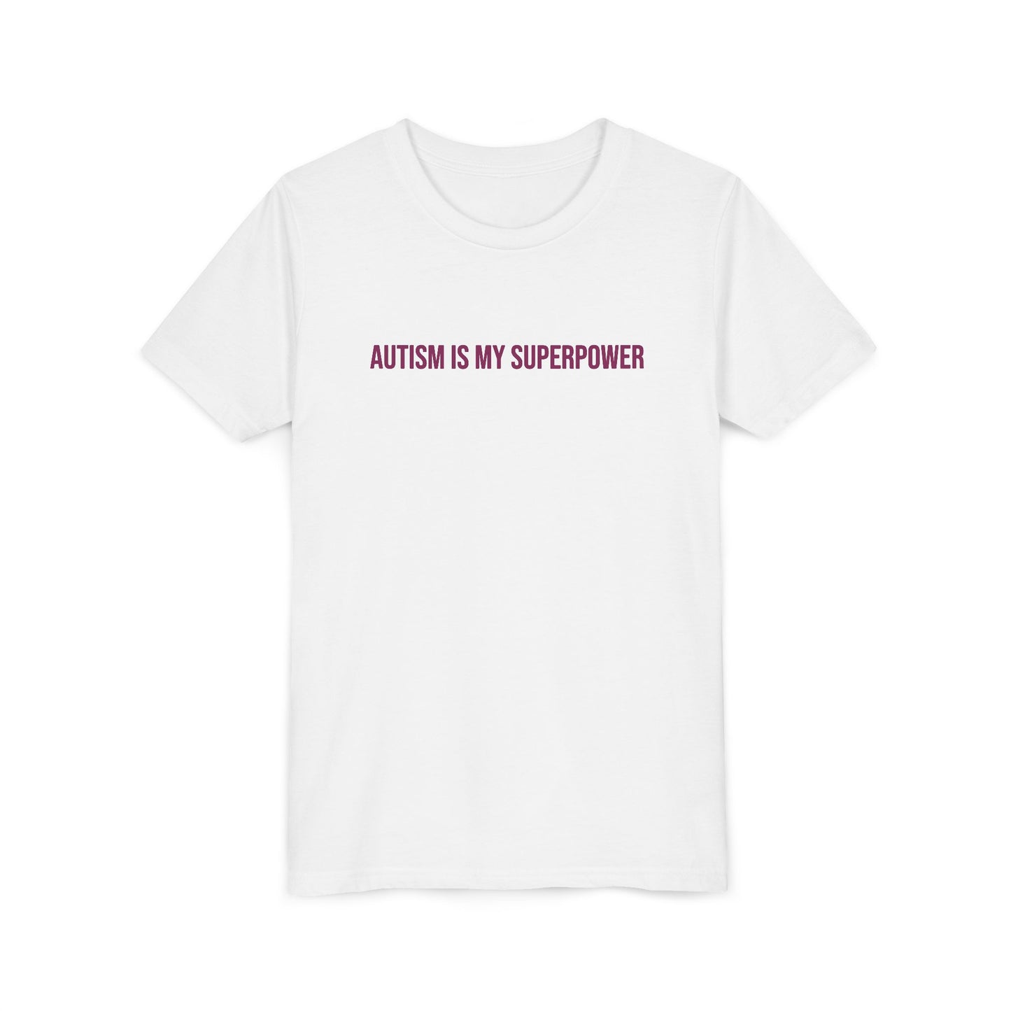 "Autism Is My Superpower" Neurodivergent Pride Youth Tee | Uplifted By Design