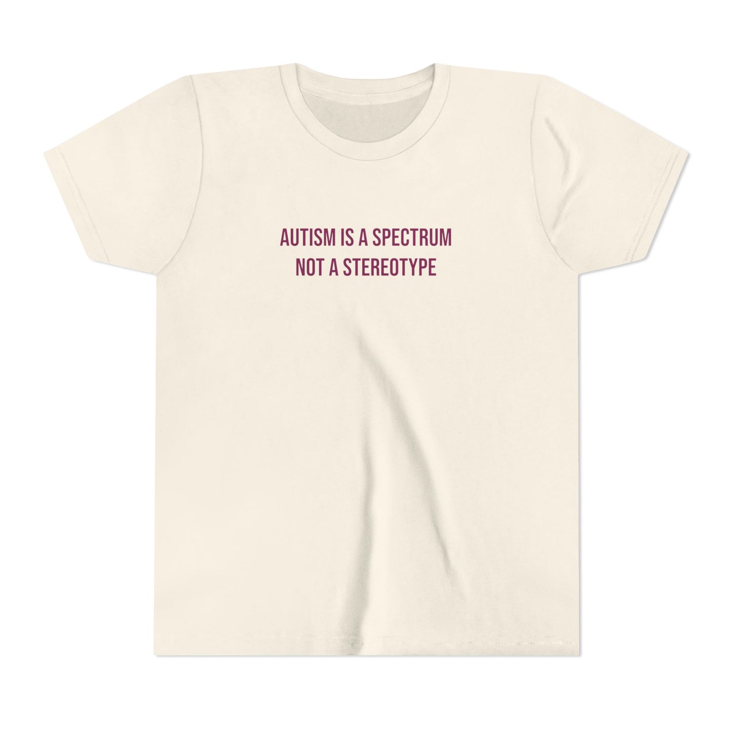 "Autism Is A Spectrum Not A Stereotype" Neurodivergent Pride Youth Tee | Uplifted By Design