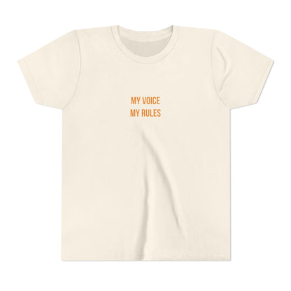 "My Voice My Rules" Cerebral Palsy Awareness Youth Tee | Uplifted By Design