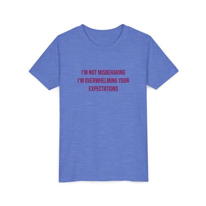I'm Not Misbehaving" Neurodivergent Pride Youth Tee | Uplifted By Design