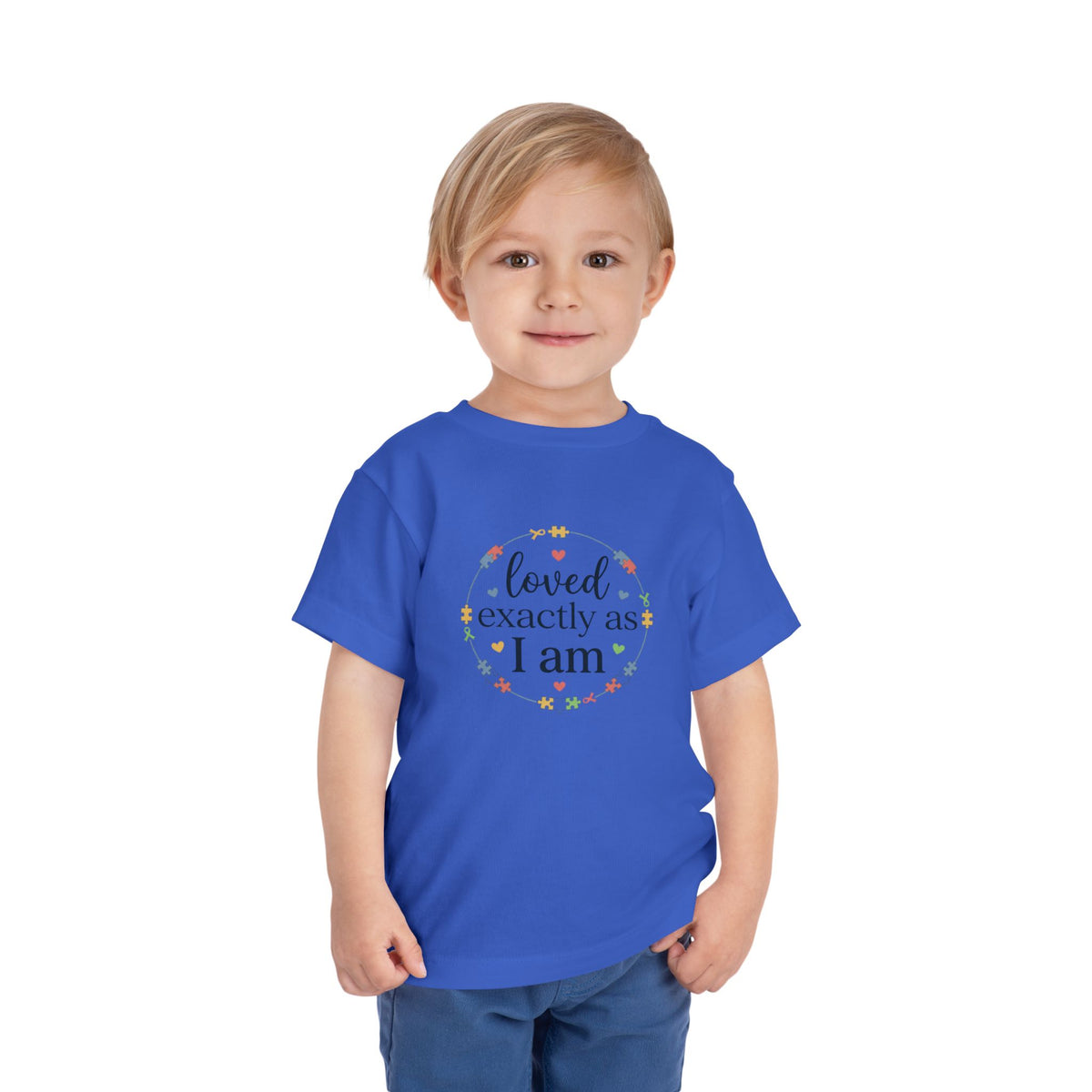 Loved Exactly As I Am Neurodiversity Toddler Tee | Autism Acceptance