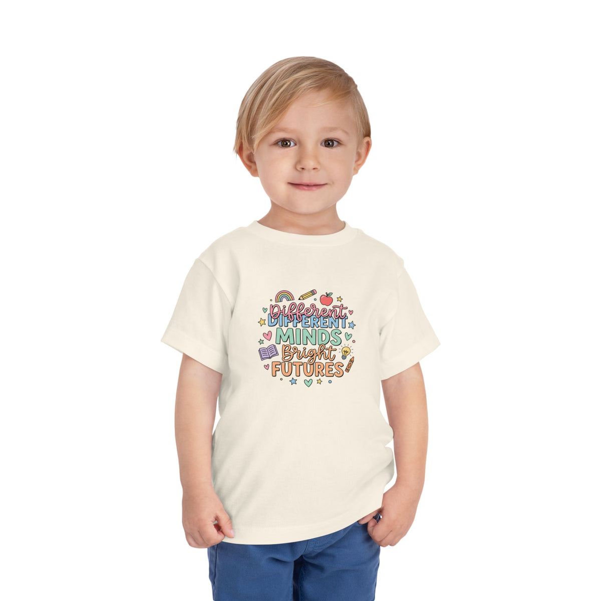 Different Minds, Bright Futures Neurodiversity Toddler Tee | Autism Acceptance