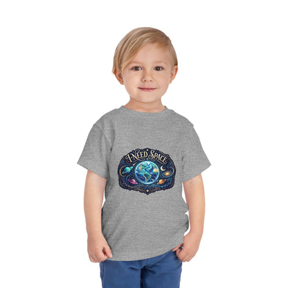 Toddler Tee — "I Need Space" Cosmic Galaxy | Autism Acceptance & Sensory Pride Shirt