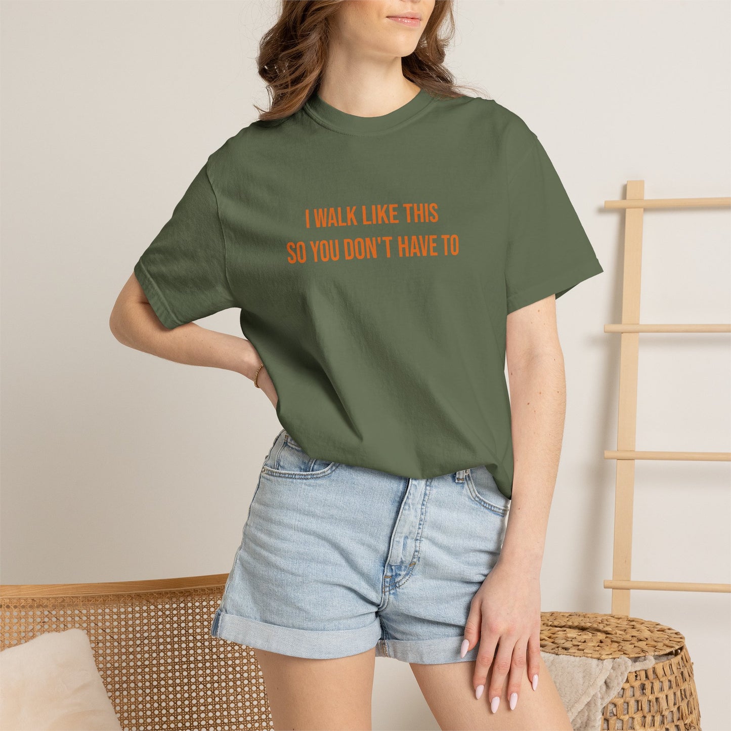 I Walk Like This So You Dont Have To T-shirt | CP Awareness Tee