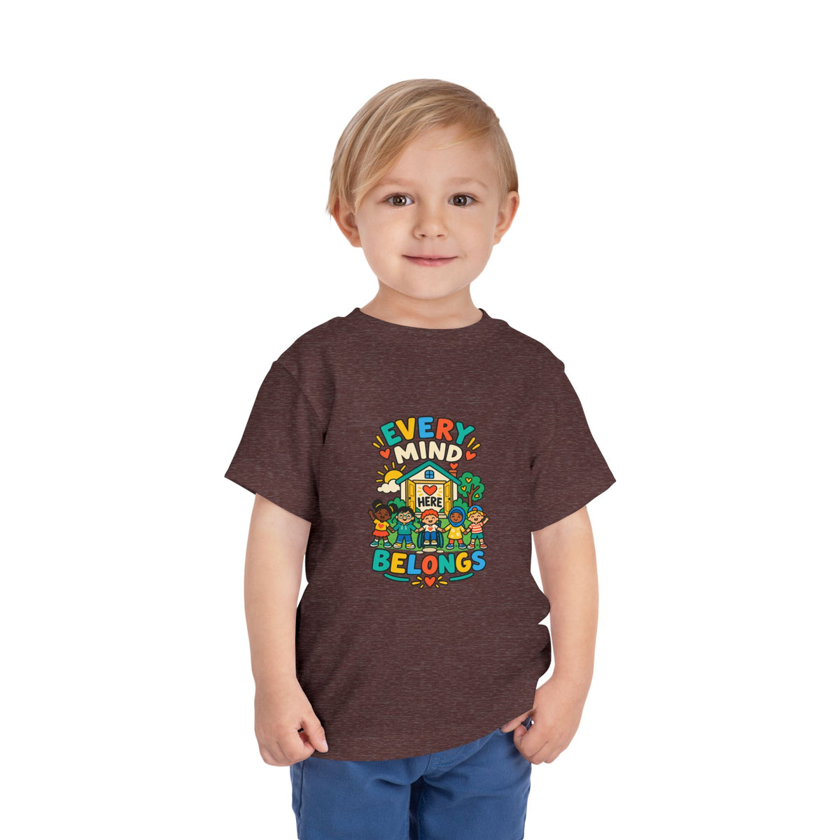 Every Mind Belongs Here Neurodiversity Toddler Tee | Autism Acceptance