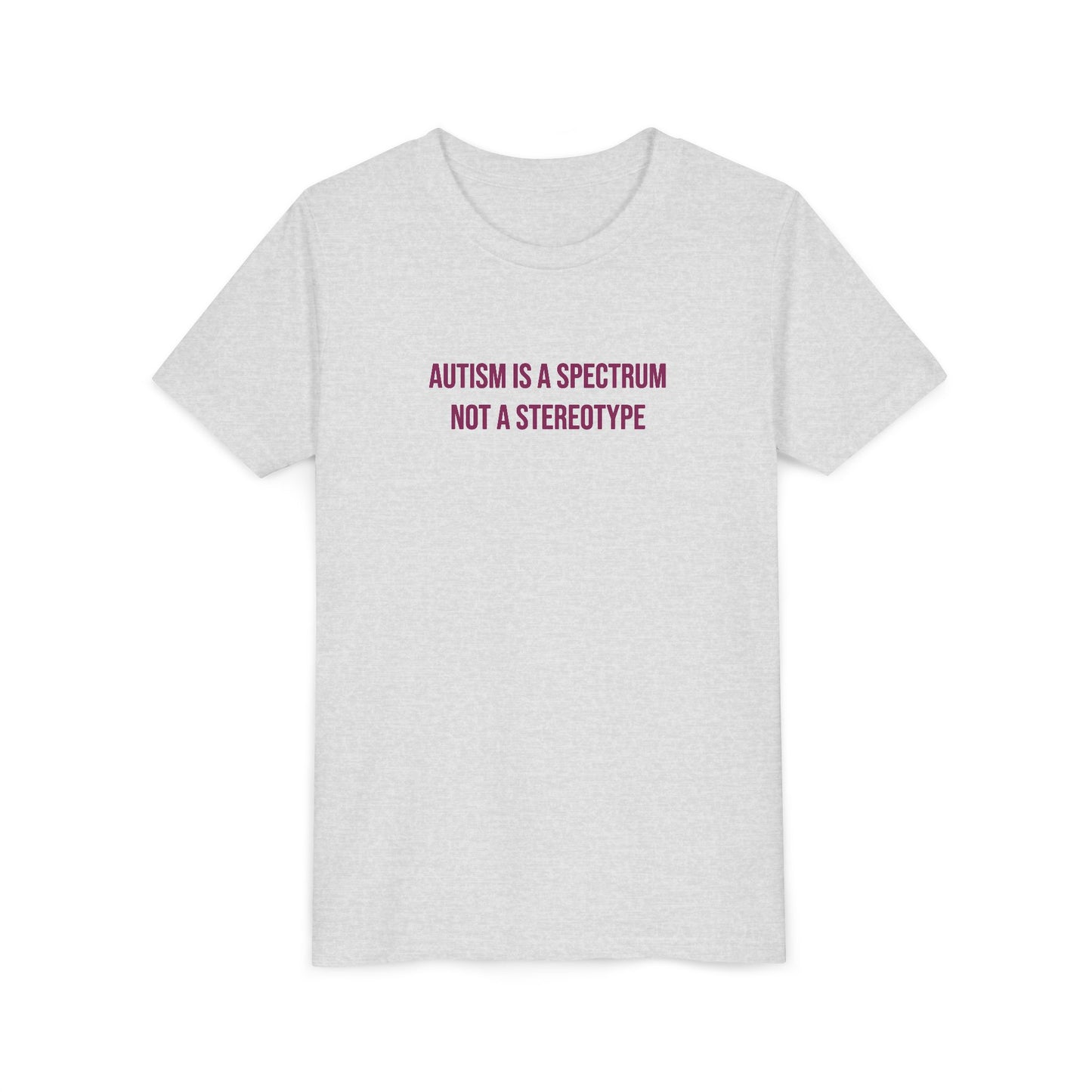 "Autism Is A Spectrum Not A Stereotype" Neurodivergent Pride Youth Tee | Uplifted By Design