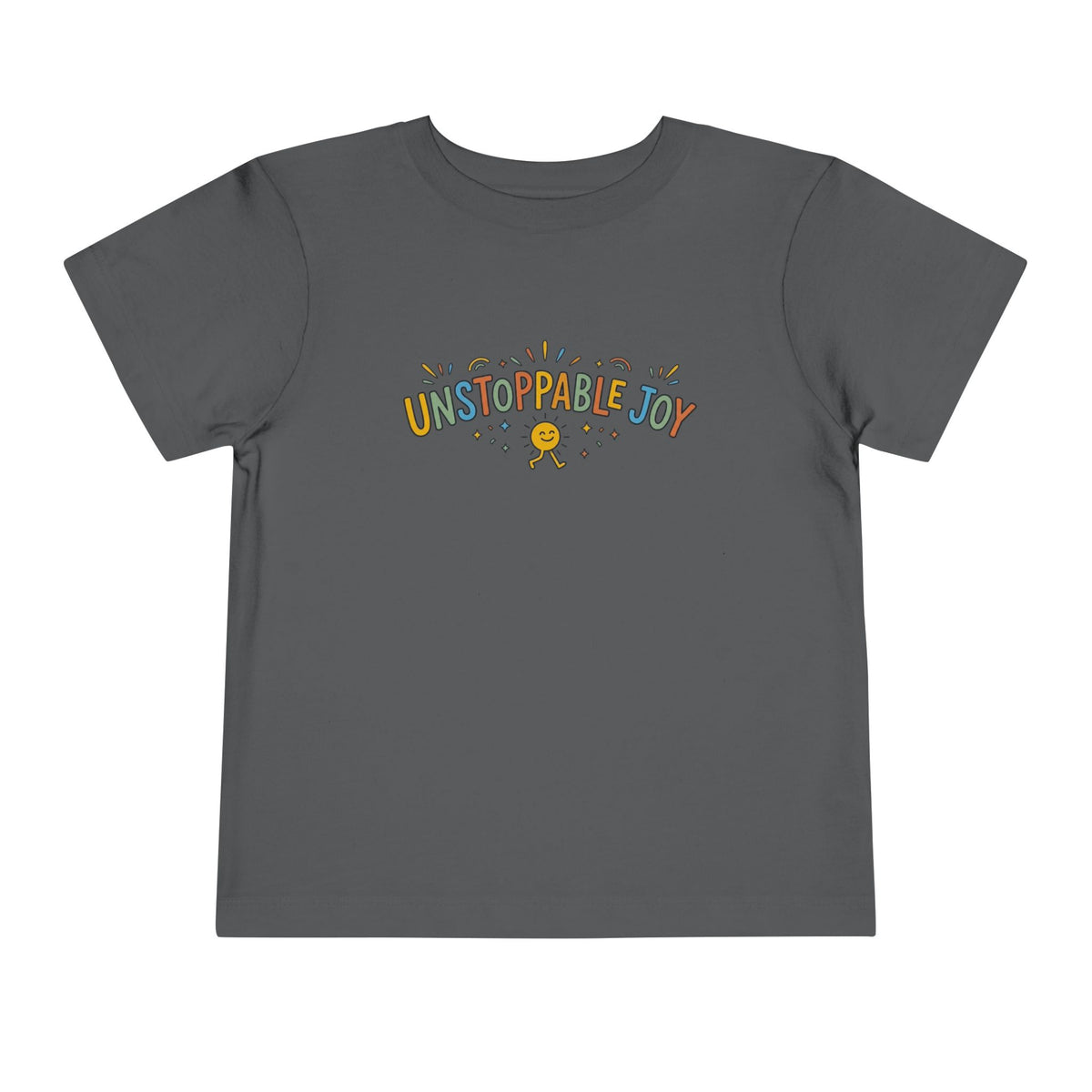 "Unstoppable Joy" Toddler Graphic Tee | Uplifted By Design™ Cerebral Palsy & Adaptive Movement Shirt