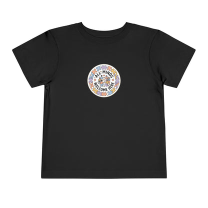 All Minds Welcome Here Neurodiversity Toddler Tee | Autism Acceptance