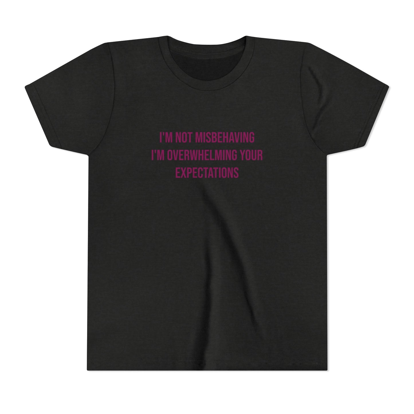 I'm Not Misbehaving" Neurodivergent Pride Youth Tee | Uplifted By Design