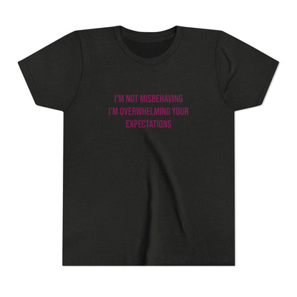 I'm Not Misbehaving" Neurodivergent Pride Youth Tee | Uplifted By Design
