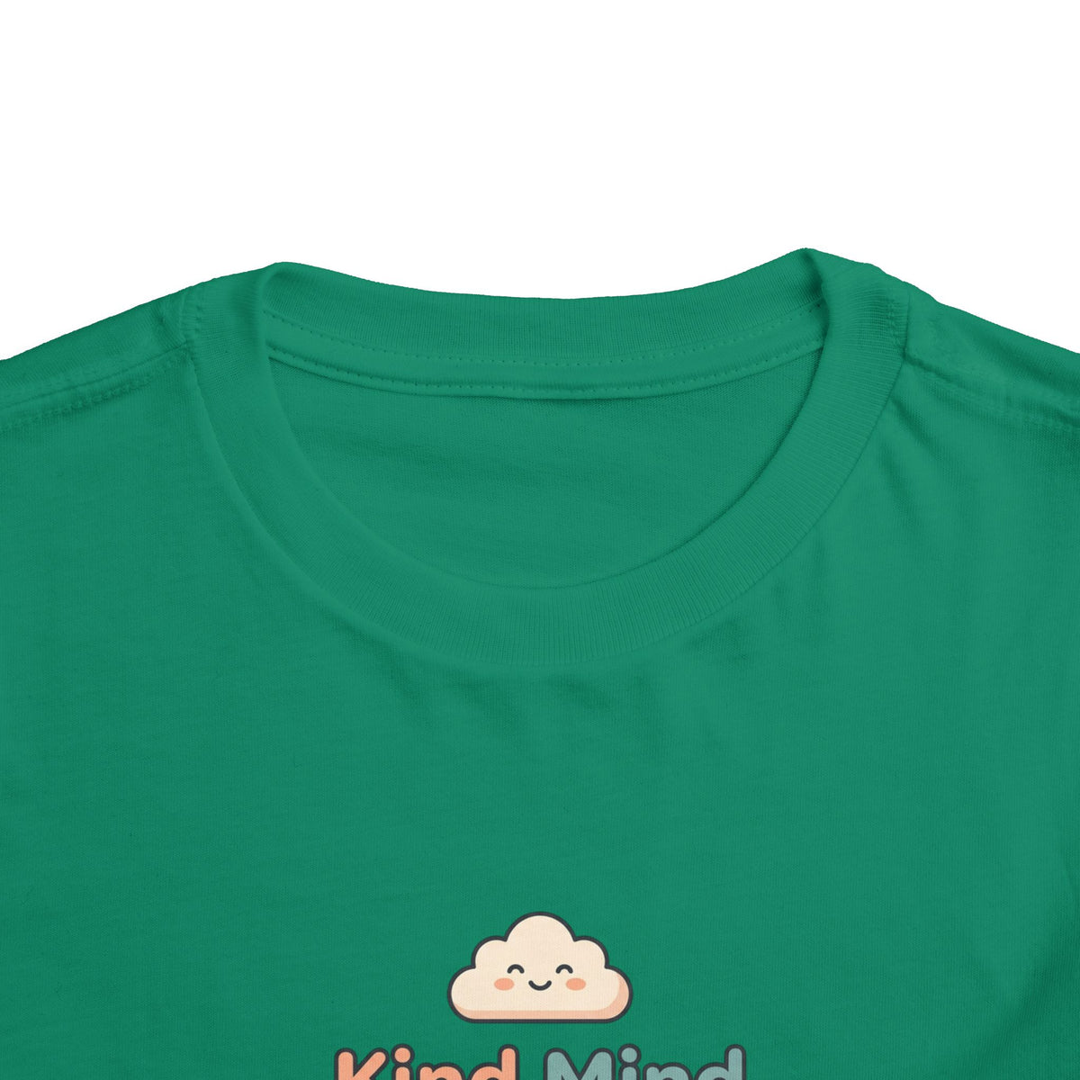 Kind Mind Brave Heart Toddler Shirt | Positive Affirmations Emotional Wellness Kids Tee