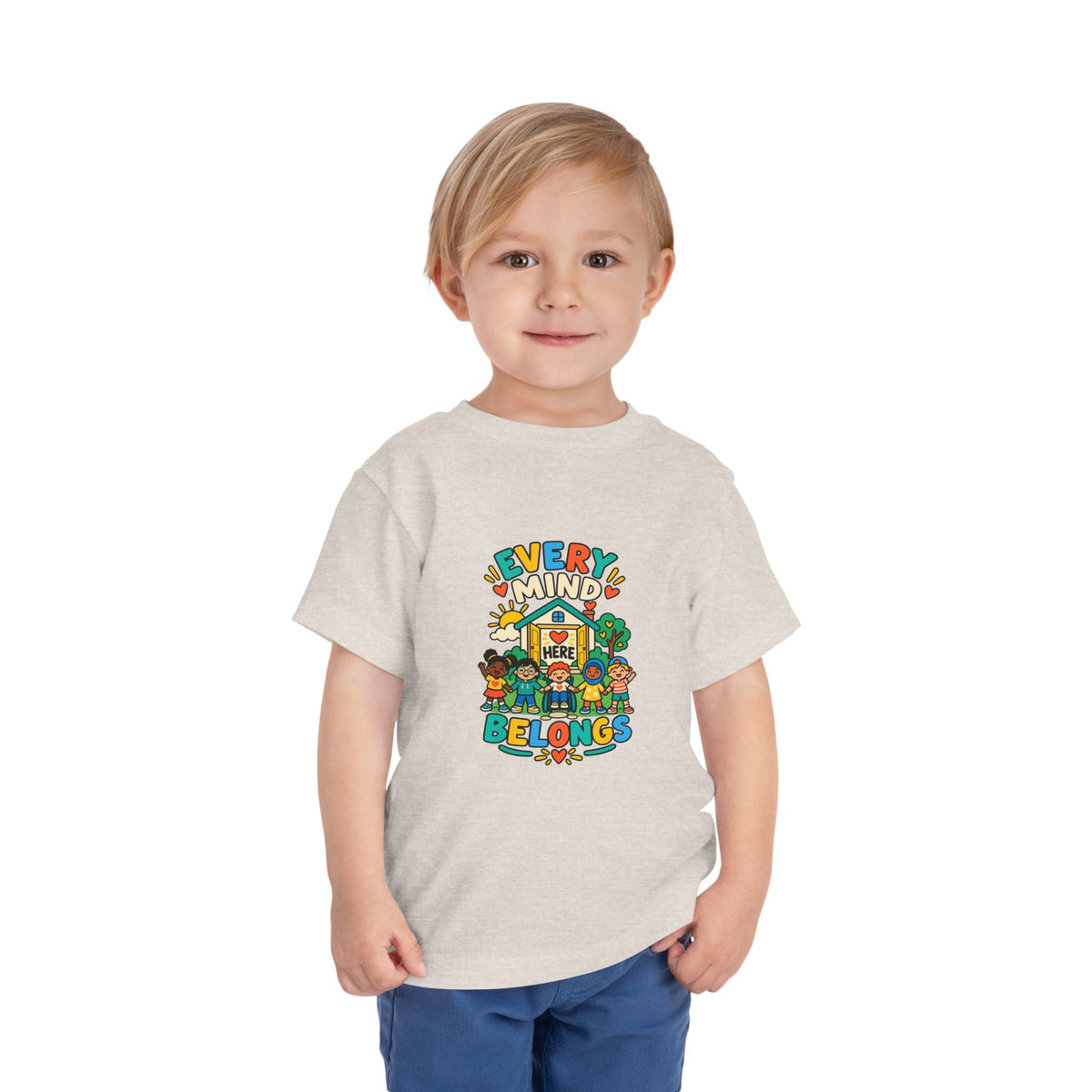 Every Mind Belongs Here Neurodiversity Toddler Tee | Autism Acceptance