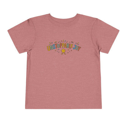 "Unstoppable Joy" Toddler Graphic Tee | Uplifted By Design™ Cerebral Palsy & Adaptive Movement Shirt