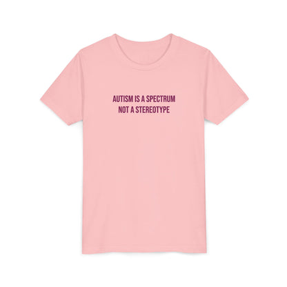"Autism Is A Spectrum Not A Stereotype" Neurodivergent Pride Youth Tee | Uplifted By Design