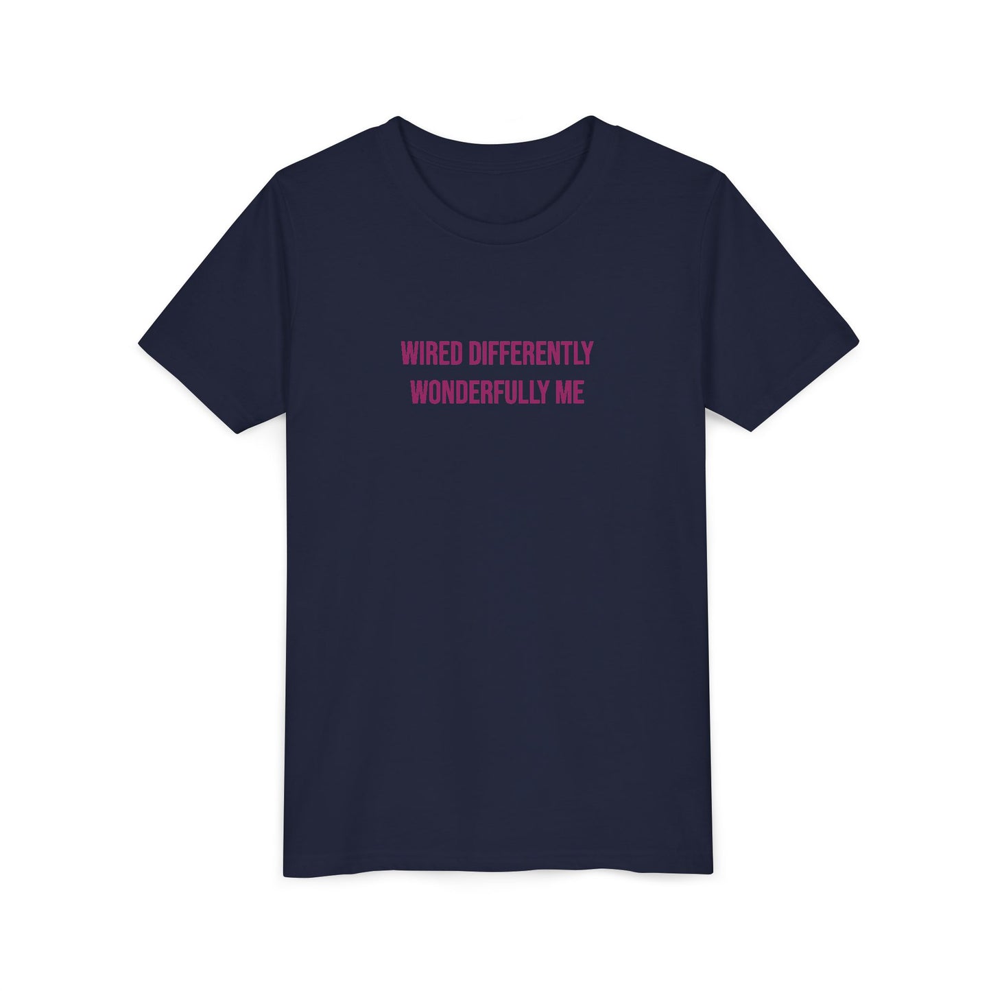Youth Tee — "Wired Differently Wonderfully Me" Inspirational Kids T‑Shirt