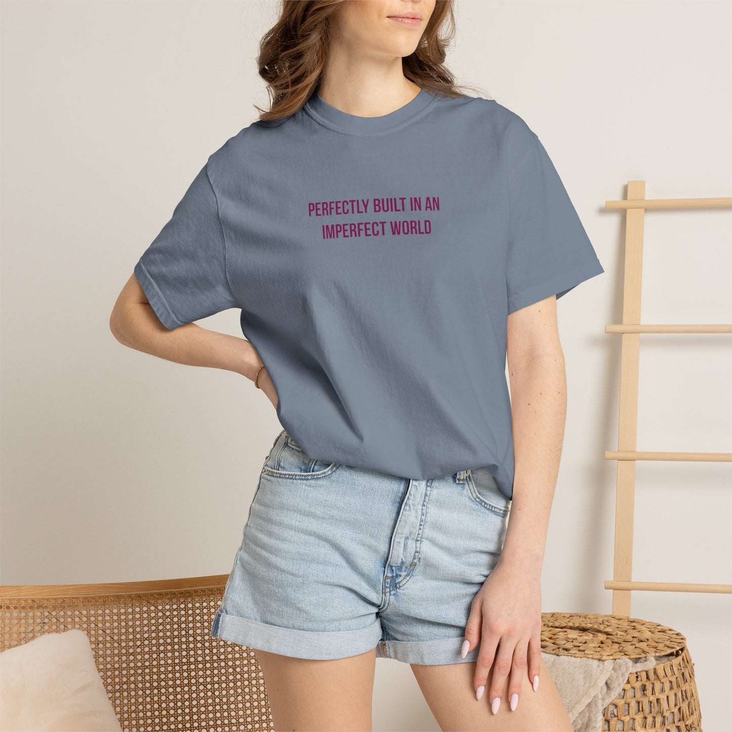 "Perfectly Built in an Imperfect World" Autism Awareness Tee