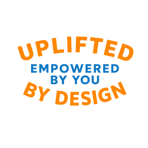 Curved UPLIFTED Logo with Transparent Background